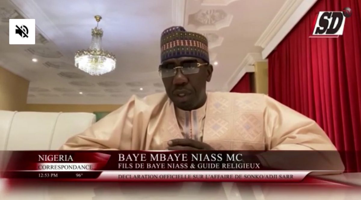 Baye Mbaye MC, fils de Baye Niass, prend la défense d’Adji Sarr: « Li ...