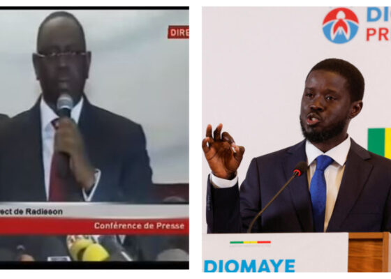 Macky Sall, Diomaye Faye