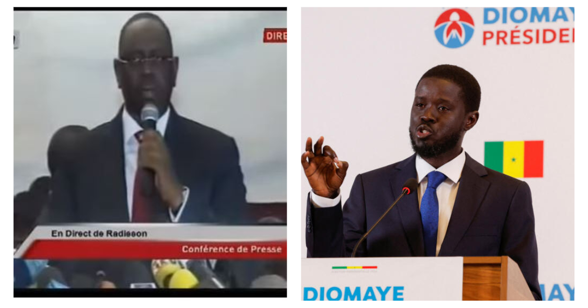 Macky Sall, Diomaye Faye